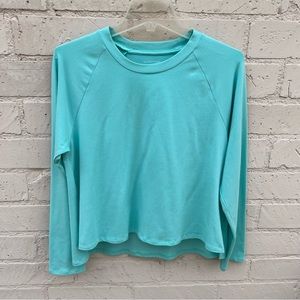 Eileen Fisher High Low Long Sleeve Crewneck NWOT